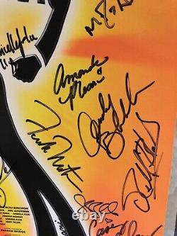 Cast Signed SATURDAY NIGHT FEVER Broadway Poster Window-card See Pics
