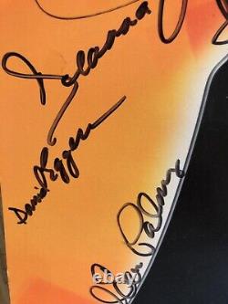 Cast Signed SATURDAY NIGHT FEVER Broadway Poster Window-card See Pics