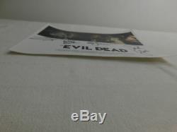 Cast Signed THE EVIL DEAD Classic Horror Movie Photo Bruce Campbell Autograph