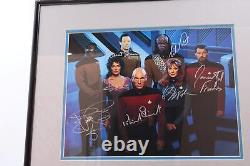 Cast of Star Trek Next Generation Signed AUTOGRAPHED Sirtis Stewart Stiner Dorn