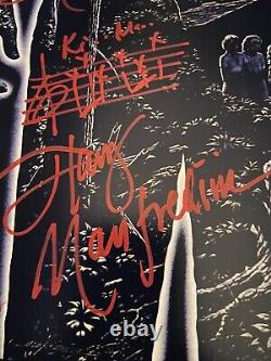 Cast signed friday the 13th poster