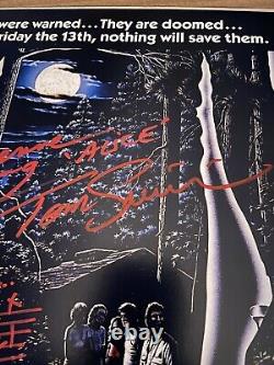 Cast signed friday the 13th poster