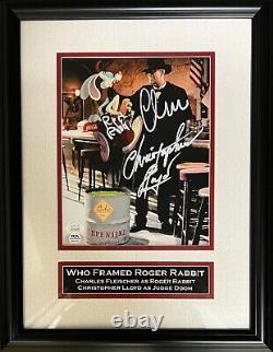 Cast signed inscribed 8x10 framed photo Who Framed Roger Rabbit Fleischer Lloyd