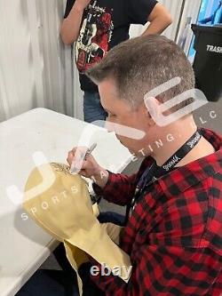 Cast signed inscribed The Terrifier mask JSA Thornton LaVera Leone Voysey Fullam