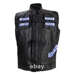 Charlie Hunnam, Ron Perlman Sons of Anarchy Cast Autographed Leather Vest