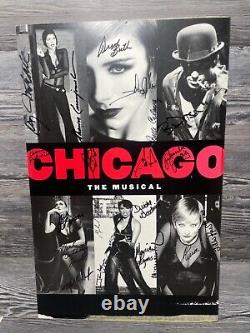 Chicago, Cast Signed Broadway Window Card
