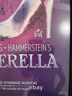 Cinderella Cast Signed Broadway Musical Poster Window Lobby Card Disney