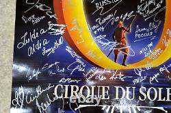 Cirque Du Soleil O at Bellagio Cast Signed Poster 100 Signatures 36 x 24