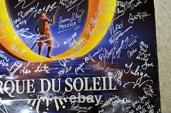 Cirque Du Soleil O at Bellagio Cast Signed Poster 100 Signatures 36 x 24