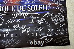 Cirque Du Soleil O at Bellagio Cast Signed Poster 100 Signatures 36 x 24