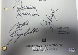 Coach TV Show Cast Signed Script Craig T Nelson +4 PSA AL09101