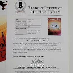 Cobra Kai Cast x4 signed 11x14 Photo List Mouser Bertrand (A) Beckett BAS COA