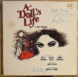 Comden & Green + Signed A DOLL'S LIFE- Original Broadway Cast LP