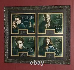 Custom Framed TWILIGHT Cast SIGNED Autographed Plaque Photo STEWART Pattinson +