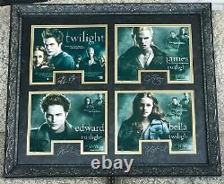 Custom Framed TWILIGHT Cast SIGNED Autographed Plaque Photo STEWART Pattinson +