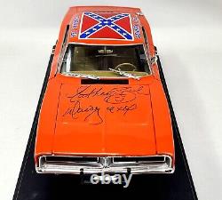 DUKES OF HAZZARD Cast Signed by 7 General Lee 118 Die Cast Model Car PSA/DNA