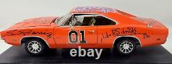 DUKES OF HAZZARD Signed by 7 General Lee 118 Die Cast Model Car Beckett BAS