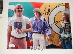 Dazed And Confused Cast Signed X3 Autographed 8x10 Photo Mcconaughey Jsa Loa