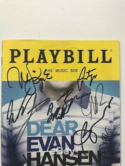 Dear Evan Hansen OBC Playbill SIGNED BY FULL OBC CAST AND CREATIVE VERY RARE