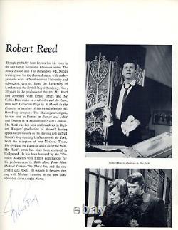 Deathtrap Program Signed by the Cast with Robert Reed