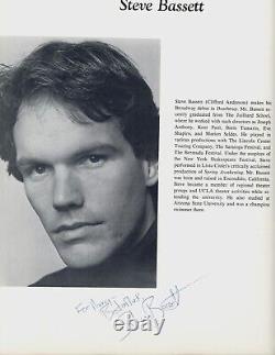 Deathtrap Program Signed by the Cast with Robert Reed