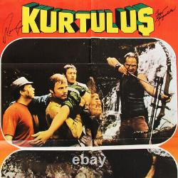 Deliverance Cast Signed Poster Display Turkish Version (4) Burt Reynolds, Jon
