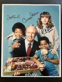 Different Strokes Cast Autographed Psa 8x10 Photo Coleman, Plato, Bridges, Bain