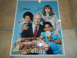 Different Strokes Cast Signed Autographed Dated & Notarized 8x10 Certified COA