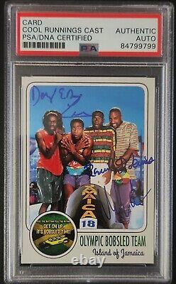 Disney's Cool Runnings Cast Signed Trading Card Autographed PSA COA