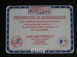 Don Mattingly New 94 Sports Impressions Signed Autograph Cold Cast Figurine Psa