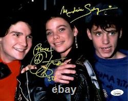 Dream a Little Dream cast autographed signed 8x10 photo JSA COA Feldman Salenger