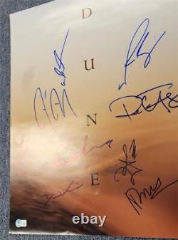 Dune Cast (8) signed 16x20 photo Zendaya Isaac Brolin Ferguson + 4 more BAS