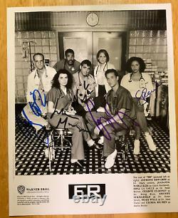 E. R. Cast Signed Autographed 8x10 Photo JSA COA George Clooney Margulies Edwards