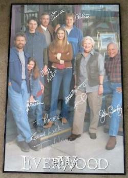 EVERWOOD Poster Signed By Cast Chris Pratt, Treat Williams, Emily VanCamp FRAMED