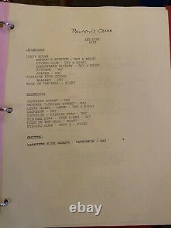 EXTREMELY RARE Authenticated Dawsons Creek script signed by full cast