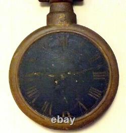 Early 19th Century Fusee Watch Clock Jewelry Repair Trade Sign Wood & Cast Iron