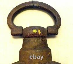 Early 19th Century Fusee Watch Clock Jewelry Repair Trade Sign Wood & Cast Iron