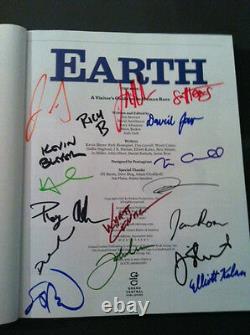 Earth The Book Autographed by Jon Stewart and The Cast of The Daily Show