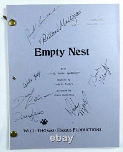 Empty Nest Cast Signed Autographed TV Script Mulligan Getty +4 JSA YY54240