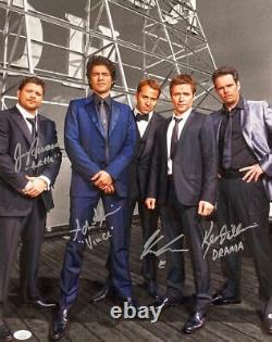 Entourage Cast Signed 16x20 Entourage Suit Photo Adrien Grenier & Others JSA ITP