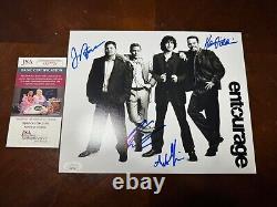 Entourage Cast Signed 8x10 Adrian Grenier Ferrara Kevin Dillon Connolly Jsa