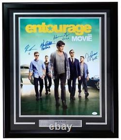 Entourage Cast Signed Framed 16x20 Entourage Movie Photo Grenier & Others JSA