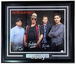 Entourage Cast Signed Framed 16x20 Entourage Pose Photo Grenier & Others JSA ITP