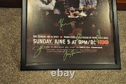 Entourage Cast Signed Movie Poster Grenier / Piven / Ferrara / Dillon