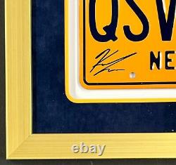 Entourage Cast signed License Plate custom framed display-JSA