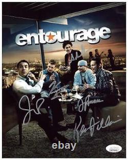 Entourage Signed 8x10 Cast Photo Piven Grenier Connolly Dillon Ferrara JSA COA