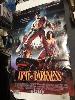 Evil Dead Army of Darkness Movie Poster 1992 Cast Autographed JW581