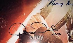 FISHER HAMILL FORD STAR WARS THE FORCE AWAKENS SIGNED 27x40 POSTER FULL JSA LOA