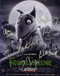 FRANKENWEENIE CAST MULTI SIGNED 11x14 Photo +6 FULL LETTER PSA/DNA AUTOGRAPHED