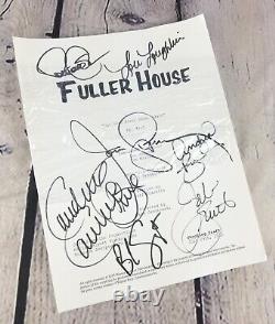 FULLER HOUSE Episode 101 Signed Shooting Draft Script John Stamos Bob Saget Cast